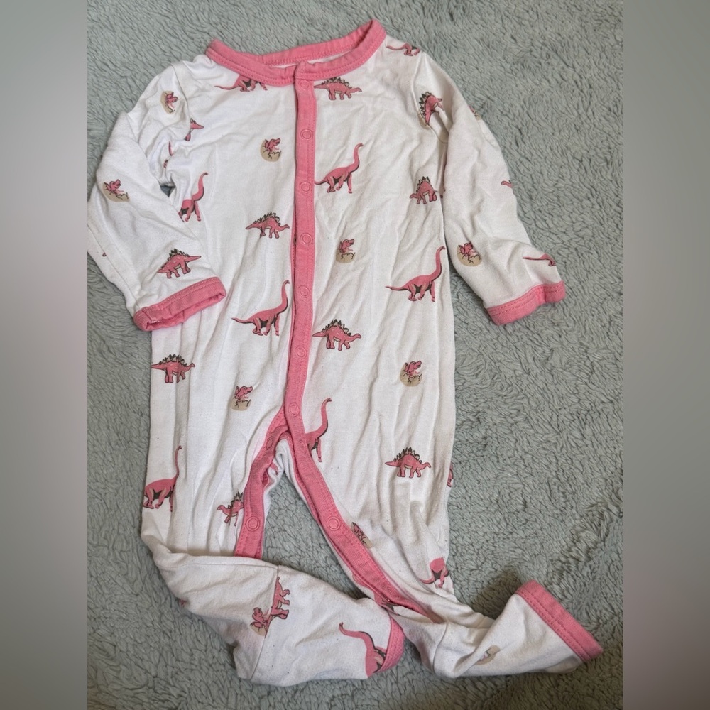 Kyte Baby Romper in Rose Jurassic